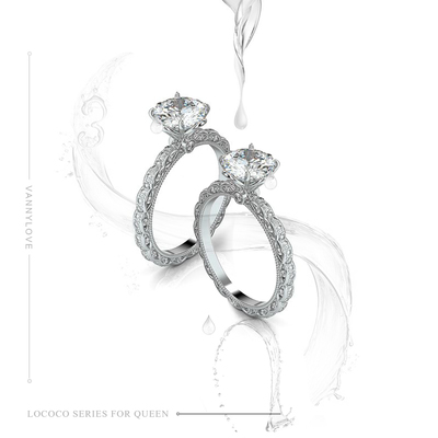 梵尼洛芙珠宝洛可可女王系列新品DEW 以清晨露珠为灵感，雕琢永恒誓言